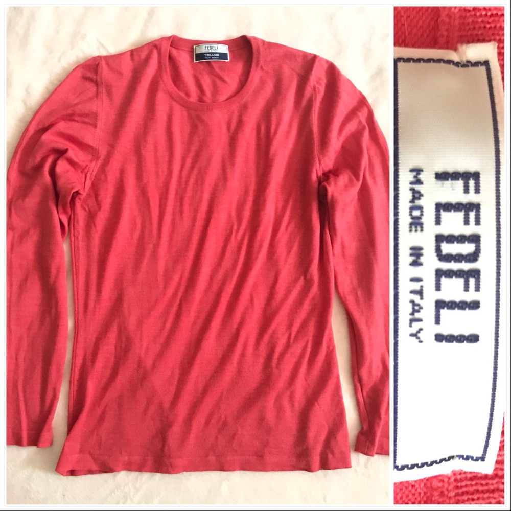 Italian Cashmere Silk Blend Sweater